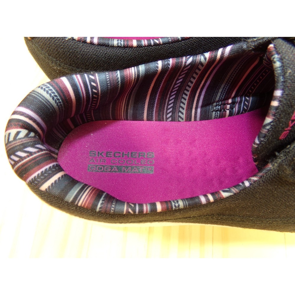 Skechers On the Go Air Cooled Slip On Shoes Sneakers Womens Black Sz 10 Goga Mat - Picture 7 of 10